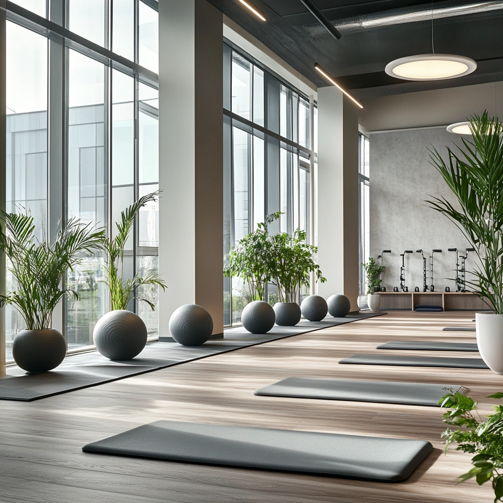 Зона для вправ на розтяжку та йогу